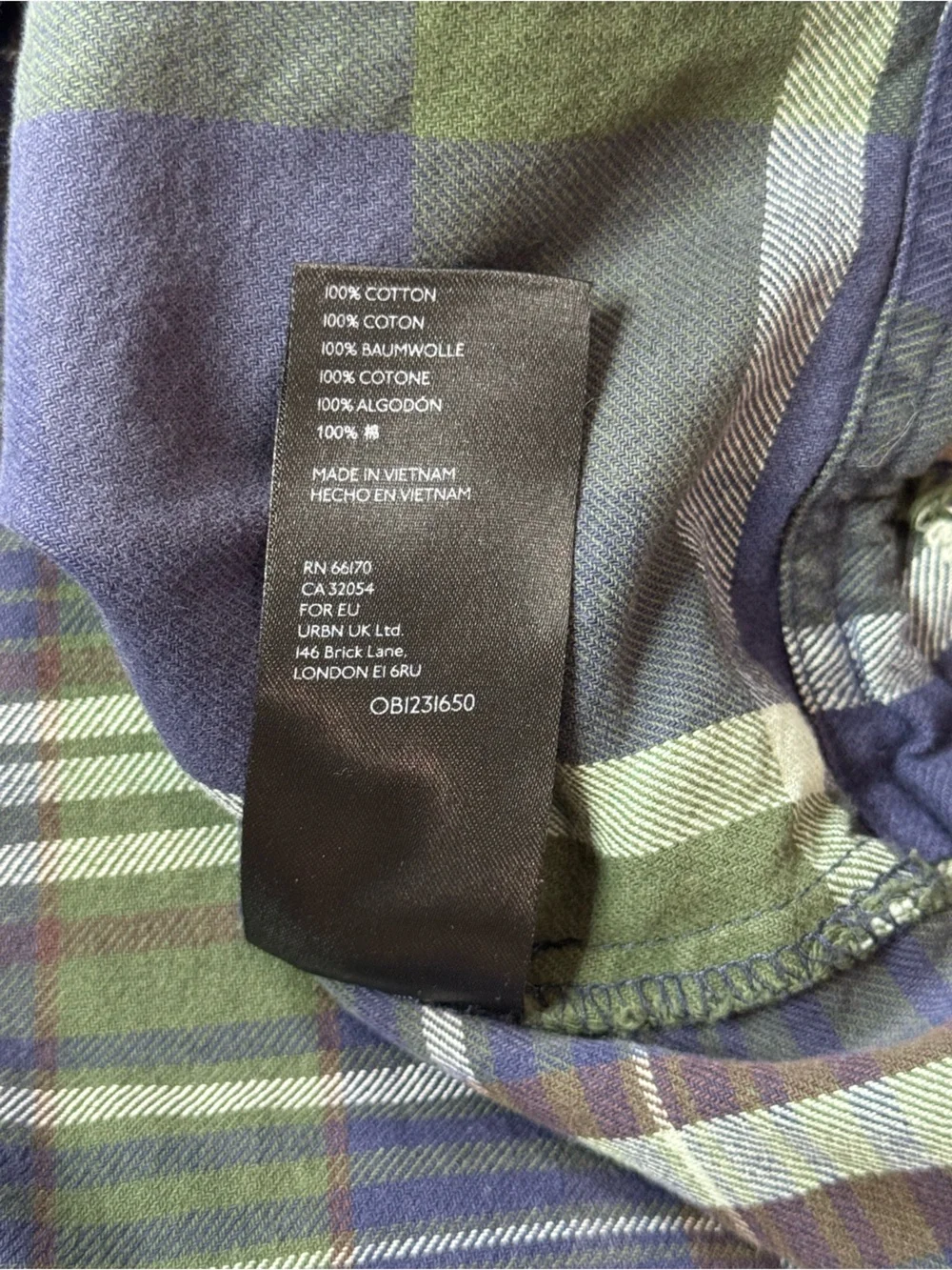 Free People We The Free Emily Plaid Top size M